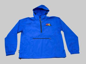 Adult Pack-n-go jacket royal blue