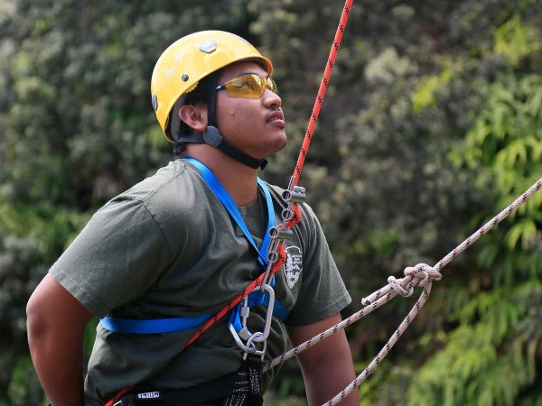 Youth Ranger Rappelling