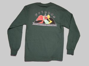 LS t-shirt forst green back