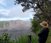 Viewing Kīlauea Iki from Crater Rim Trail - Photo by Arlene Buklarewicz Kilauea Iki